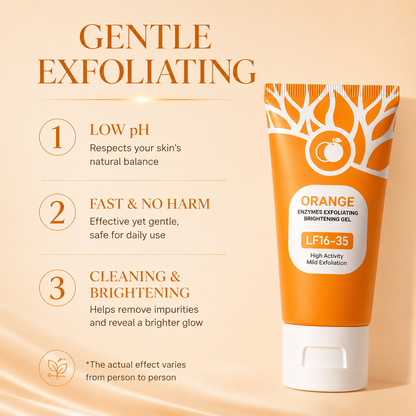 GlowSkin™ - Orange Enzyme Exfoliating Gel – Real Results, Zero Harshness, Just Glow