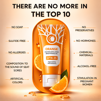 GlowSkin™ - Orange Enzyme Exfoliating Gel – Real Results, Zero Harshness, Just Glow