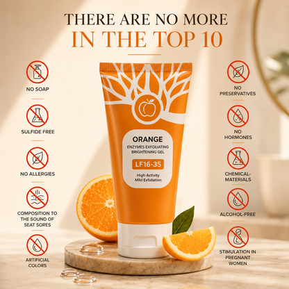 GlowSkin™ - Orange Enzyme Exfoliating Gel – Real Results, Zero Harshness, Just Glow
