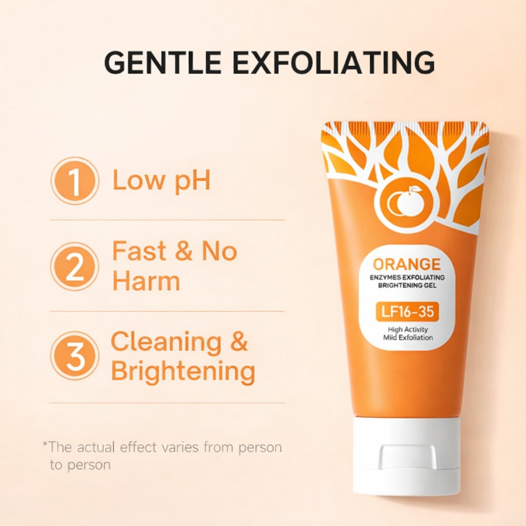 GlowSkin™ - Orange Enzyme Exfoliating Gel – Real Results, Zero Harshness, Just Glow